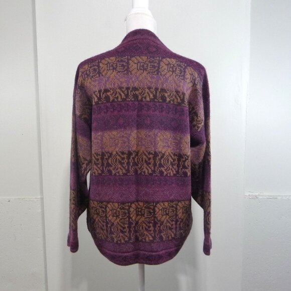 PERUVIAN 100% ALPACA CARDIGAN SIZE SMALL - Picture 2 of 7